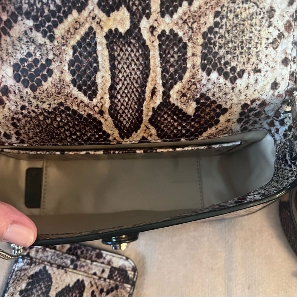Henri Bendel Snakeskin Convertible Bag - Picture 6 of 11